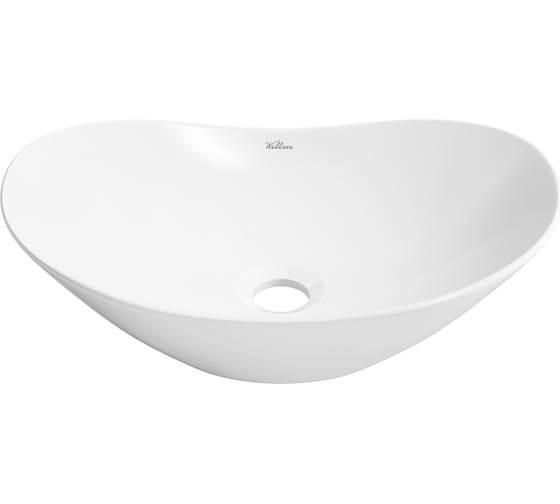 Изображение товара Накладная раковина для ванной комнаты Wellsee Carefree Dove, ширина 43 см 332901000