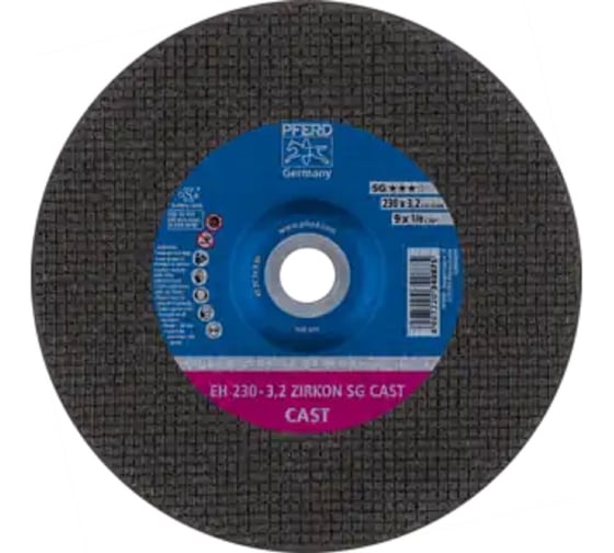 Изображение товара Круг отрезной PFERD EH 230-3.2 ZIRKON SG CAST (340875) 69120642