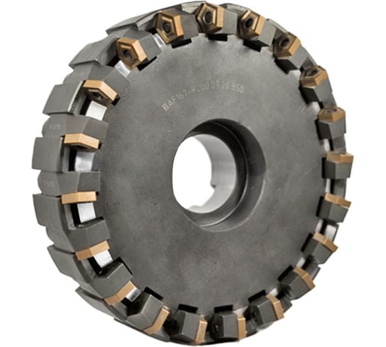 Изображение товара Фреза торцовая 200 с механическим креплением 5гр пл-н PN.. 110408 Z=20 dпос=50мм AF167-R200.09.20.B50 ГОСТ 26595-85 Русский Инструмент ri.298.33