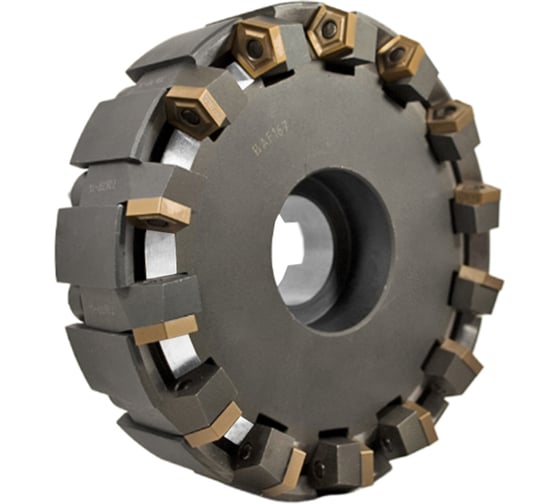 Изображение товара Фреза торцовая 250 с механическим креплением 5гр пл-н PN.. 110408 Z=14 dпос=50мм AF167-R250.09.14.B50 ГОСТ 26595-85 Русский Инструмент ri.298.21