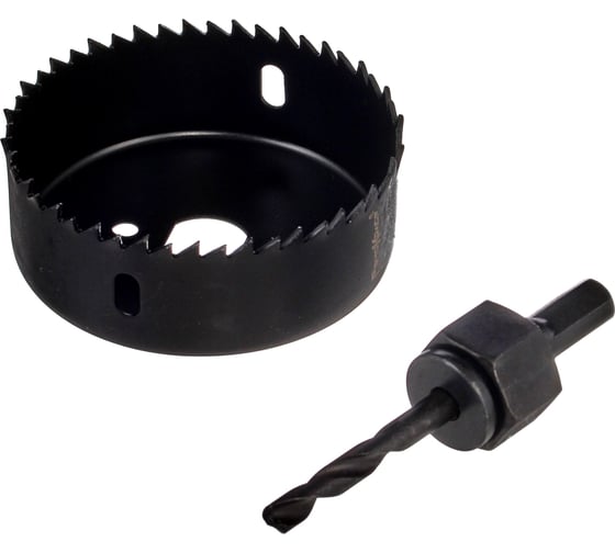 Изображение товара Кольцевая пила HCS по дереву РемоКолор 76 мм, сверло 6 мм, держатель 35-7-676