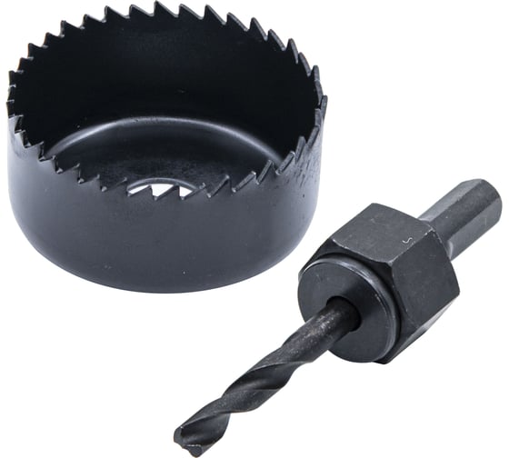 Изображение товара Кольцевая пила HCS по дереву РемоКолор 60 мм, сверло 6 мм, держатель 35-7-660