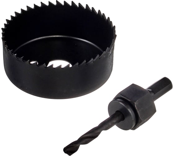 Изображение товара Кольцевая пила HCS по дереву РемоКолор 70 мм, сверло 6 мм, держатель 35-7-670