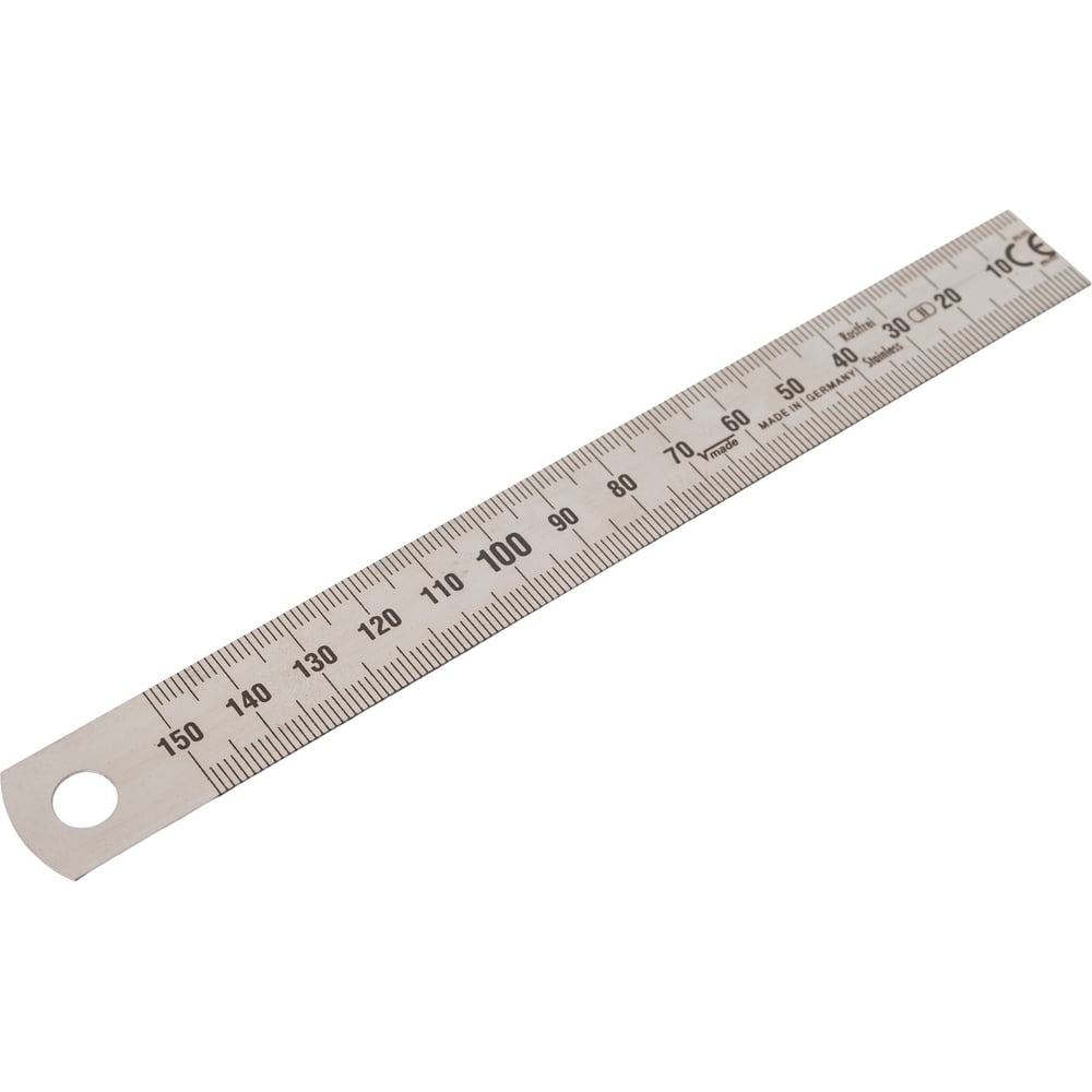 Изображение товара Линейка из нержавеющей стали Vogel 150x18x0,5 мм, полупрофессиональная