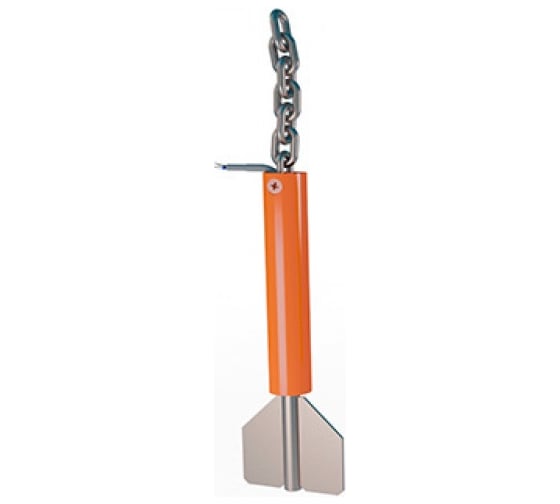 Изображение товара Датчик заштыбовки ТЕКО ДЗ-6010, корпус сталь 37х37х230, лопатка 200х115х16, угол 30°,10-30 В АС,-45...+65,IР67,кабель 2м, 00-00044959