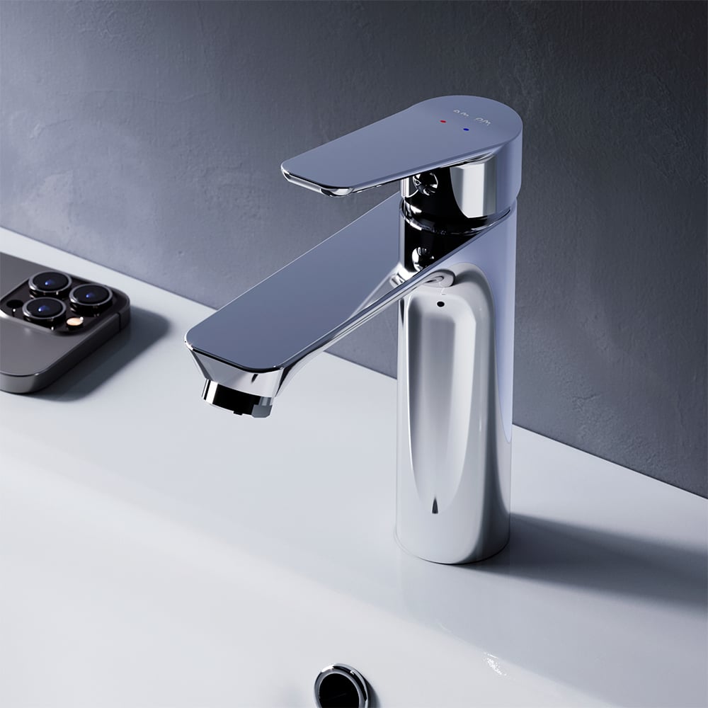 Изображение товара Смеситель для умывальника AM.PM Crave хром однорычажный