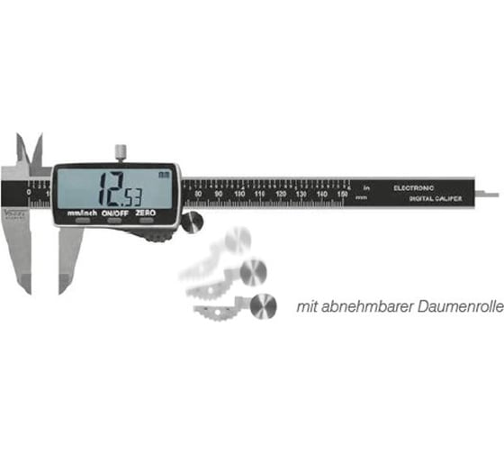 Изображение товара Штангенциркуль цифровой Vogel 0-200 0.01 с глубиномером 202012-3