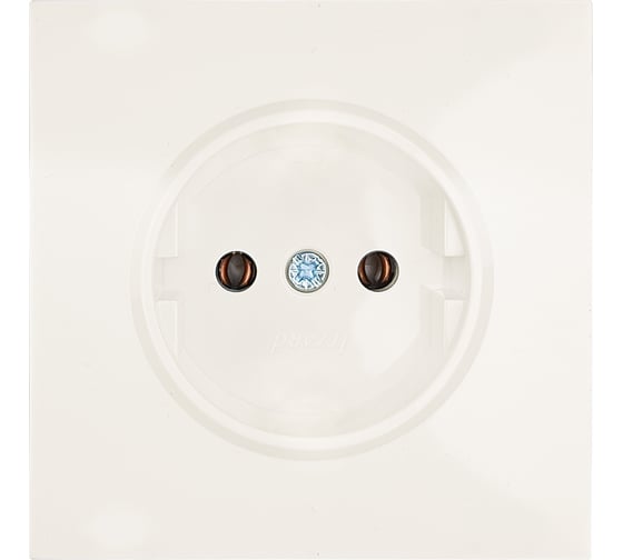 Изображение товара Розетка Lezard ZIMA без заземления, ПБТ, слоновая кость, безвинтовой зажим/клемма 704-9088-121BQC