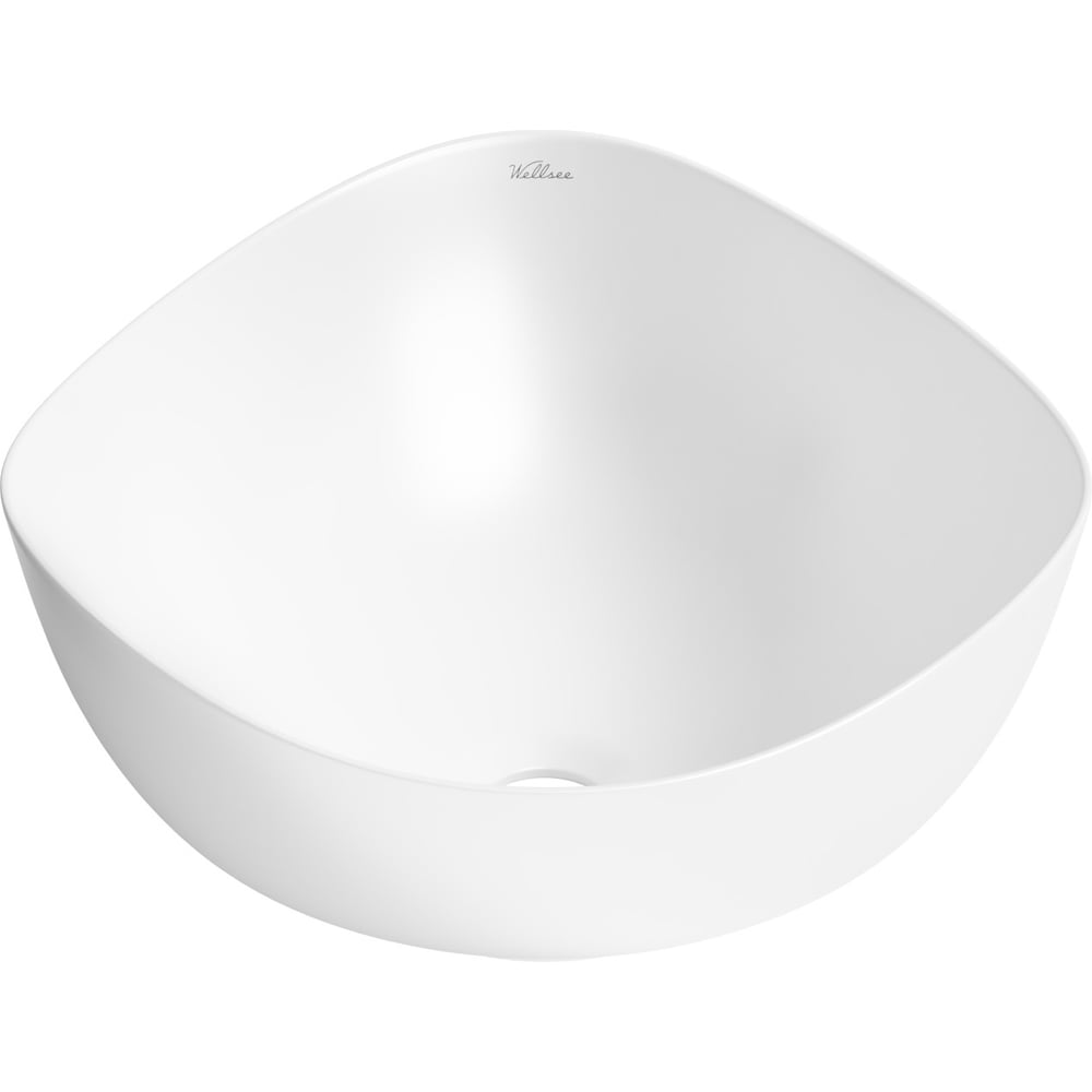 Изображение товара Накладная раковина Wellsee Nexus Flex 38 см глянцевый белый