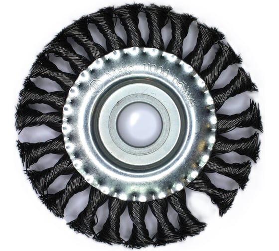 Изображение товара Щетка R2R металл. для УШМ 125х22 мм, крученая, дисковая 656-050