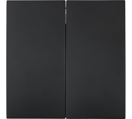 Изображение товара Выключатель Lezard ZIMA 2-ой черный бархат безвинтовой зажим/клемма 704-4288-101QC