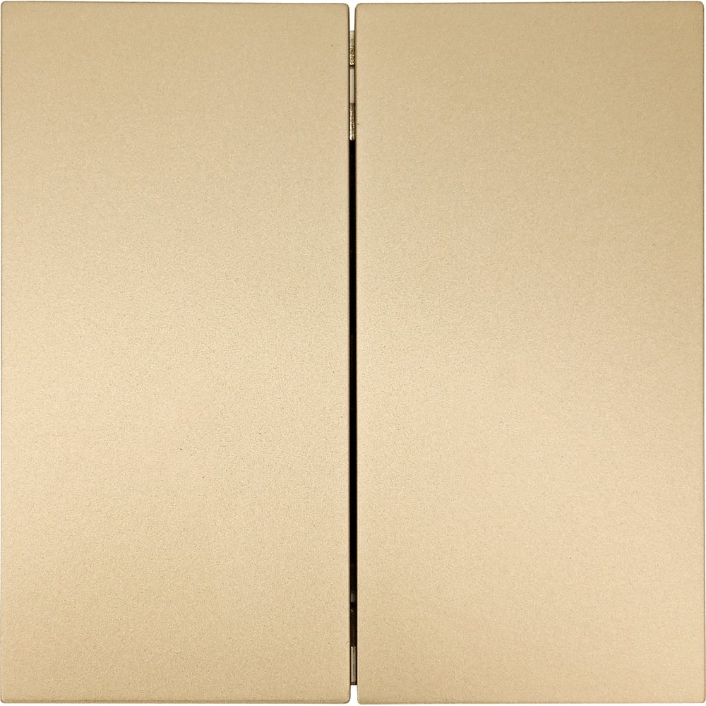 Изображение товара Выключатель Lezard ZIMA 2-ой золото безвинтовой зажим для освещения