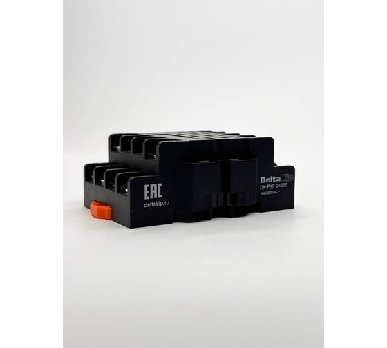 Изображение товара Монтажная колодка с винтовыми клеммами DELTAKIP DK-PYF-045BE для 4-конт. реле DK-K0000124