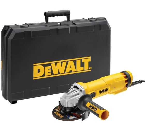 Изображение товара Угловая шлифмашина Dewalt DWE4217KD, 1200 Вт, 125 мм, 11000 об/мин, в кейсе DWE4217KD-QS