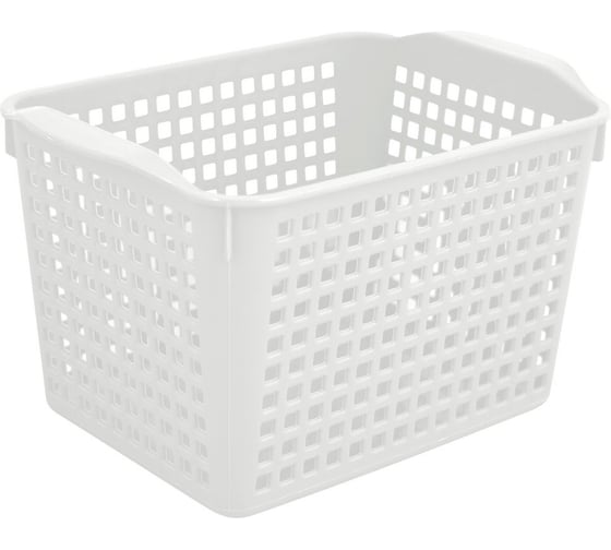 Изображение товара Корзинка МУЛЬТИДОМ Лофт 2 л 200х135х120 мм белый 641 006