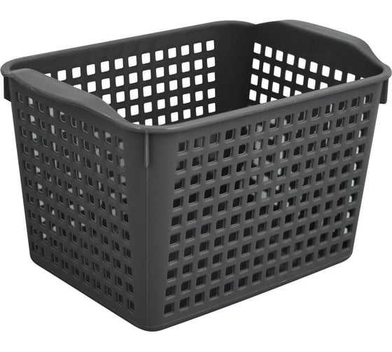 Изображение товара Корзинка МУЛЬТИДОМ Лофт 2 л 200х135х120 мм серый 641 008