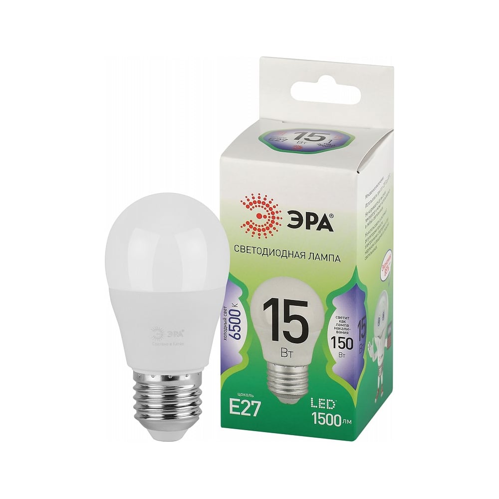 Изображение товара LED P4515W865E27 GL 15 Вт, холодный свет, E27, 1500 лм