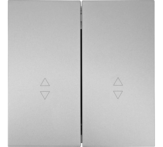 Изображение товара Выключатель Lezard ZIMA проходной 2-ой серый матовый безвинтовой зажим/клемма 704-7488-106QC