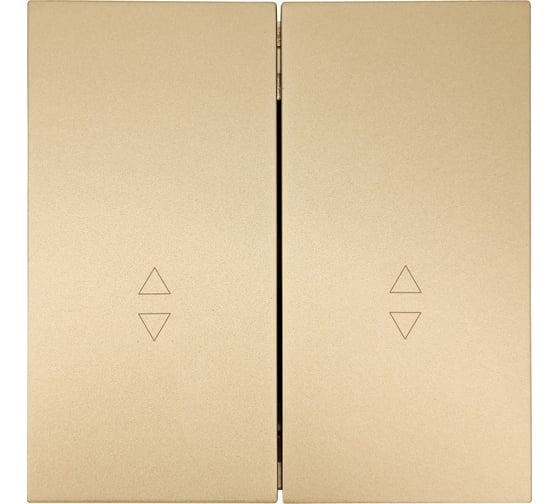 Изображение товара Выключатель Lezard ZIMA проходной 2-ой золото безвинтовой зажим/клемма 704-3688-106QC