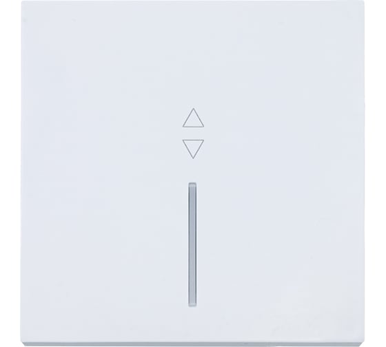 Изображение товара Выключатель Lezard ZIMA проходной с подсветкой белый безвинтовой зажим/клемма 704-0288-114QC