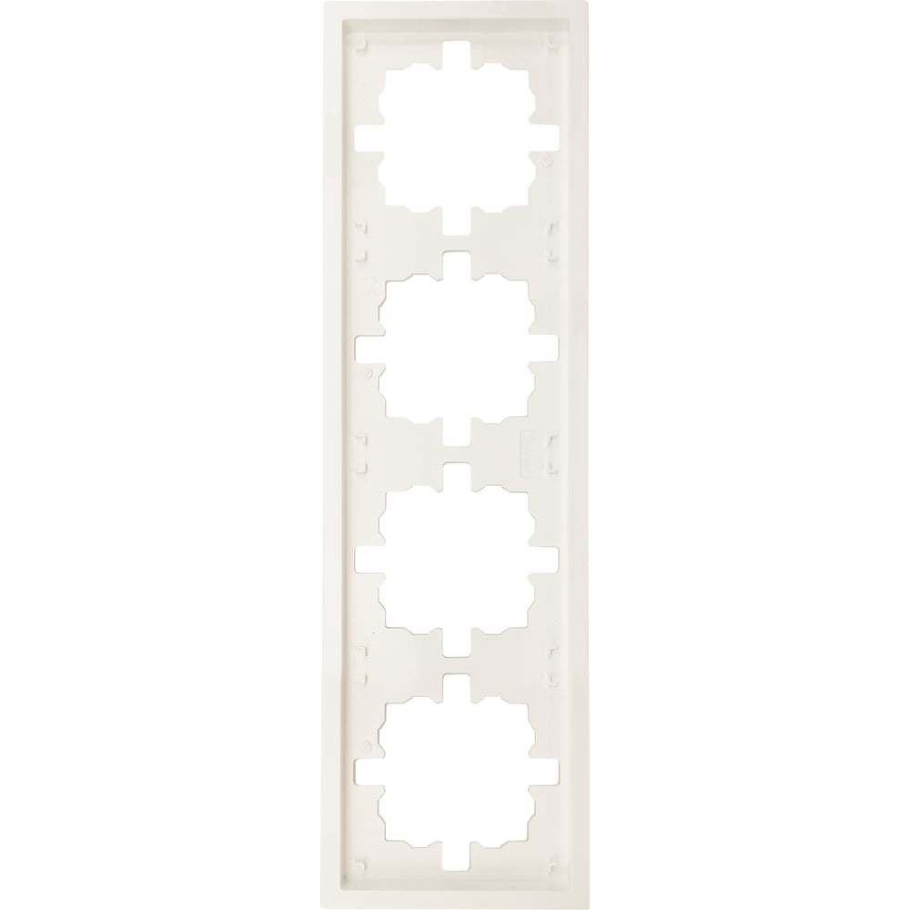 Изображение товара Рамка Lezard ZIMA для 4 постов, слоновая кость