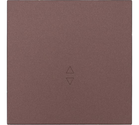 Изображение товара Выключатель Lezard ZIMA проходной шоколад безвинтовой зажим/клемма 704-7388-105QC