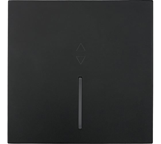 Изображение товара Выключатель Lezard ZIMA проходной с подсветкой черный бархат безвинтовой зажим/клемма 704-4288-114QC