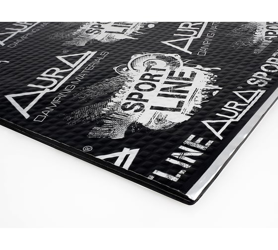 Изображение товара Виброизоляционный материал AURA 6.0мм, 0.5x0.7 м, 0.35 м2, 5 листов VDM-SPORT-UNLIMITED
