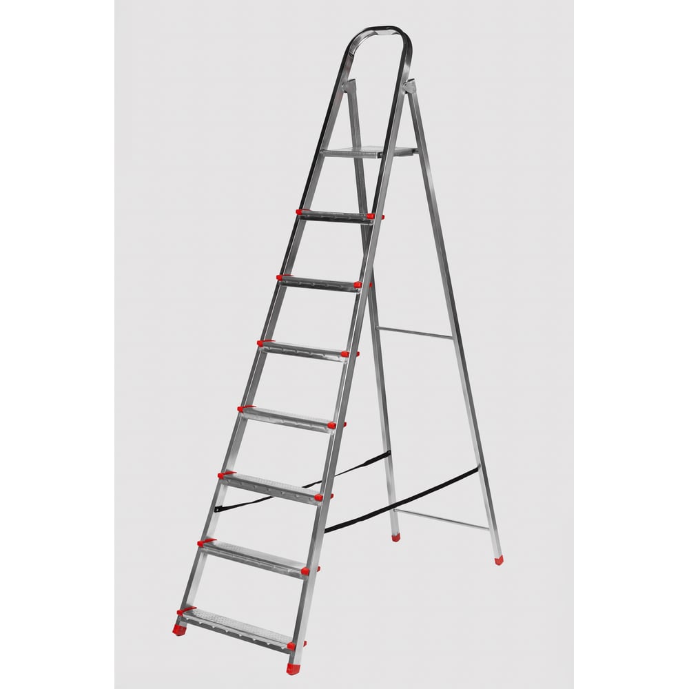 Изображение товара Стремянка металическая оцинкованная 8 ступеней М6008