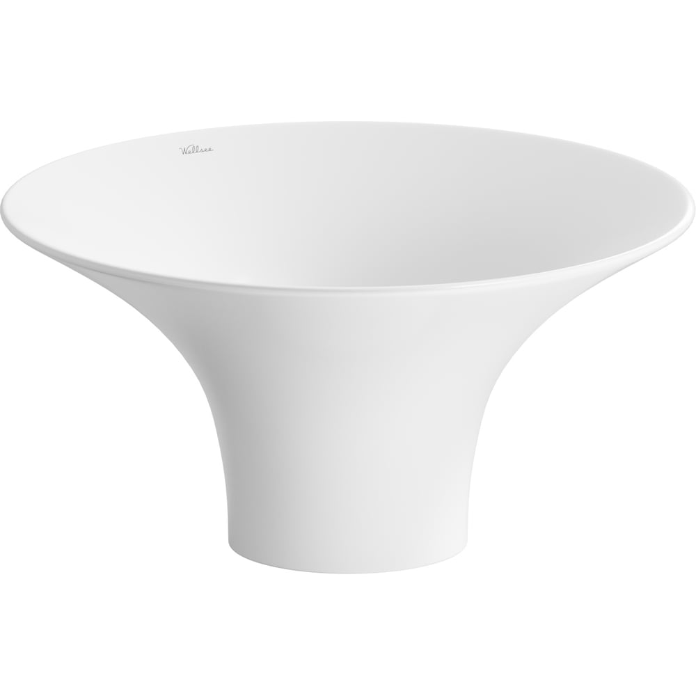 Изображение товара Накладная круглая раковина для ванной Wellsee Crêpe de France белая 45 см