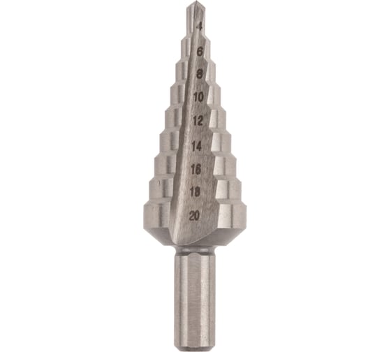 Изображение товара Сверло ступенчатое NORGAU 4-20 мм, HSS 010505320