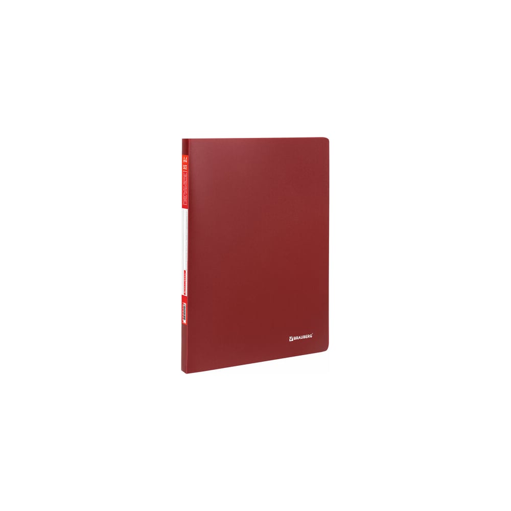 Изображение товара Папка BRAUBERG с 30 вкладышами Office красная 0.5 мм 222630