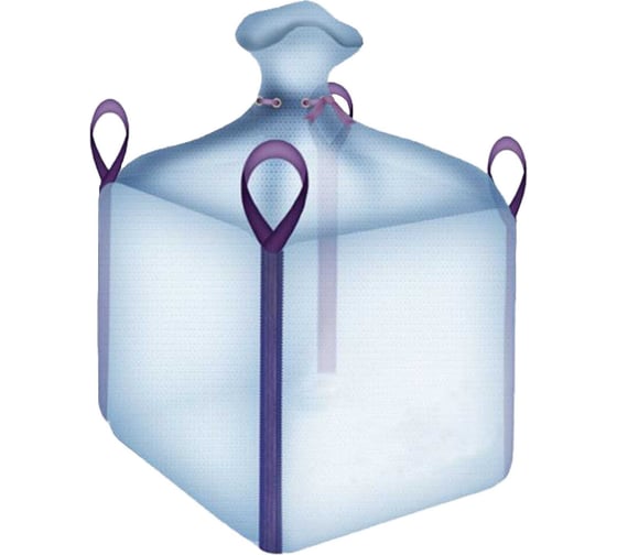 Изображение товара Биг-бэг FORT 22 95x95x180, 4 стропы, верх-юбка, низ-глухой 00-10012946