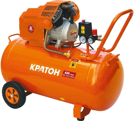 Изображение товара Компрессор с прямой передачей Кратон AC-420-100-DDV 3 01 01 067