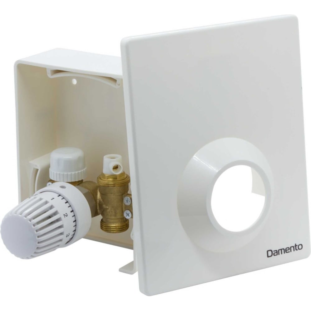 Изображение товара Регулировочный монтажный короб для теплого пола Damento Clima с термостатическим клапаном