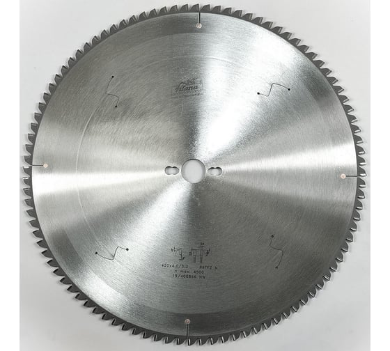 Изображение товара Пила дисковая Pilana TCT 420х4,0/3,2х30х96 87-13 TFZ N CT00650277