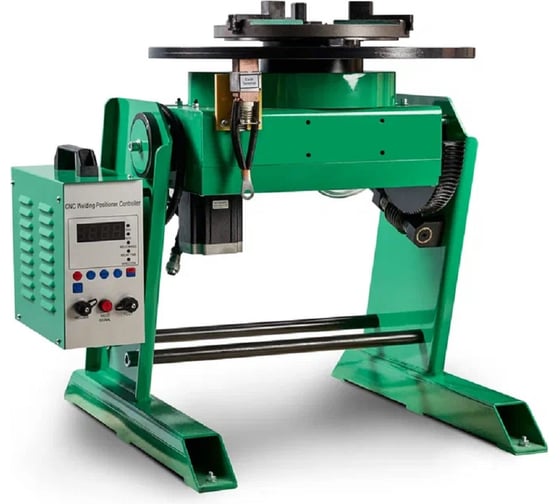 Изображение товара Сварочный позиционер ATTA CNC-300 с патроном KD300 (NCконтроллер, шаговый двигатель,Ø 10-400 мм, грузоподъемность 300 кг) CNC-300 KD300