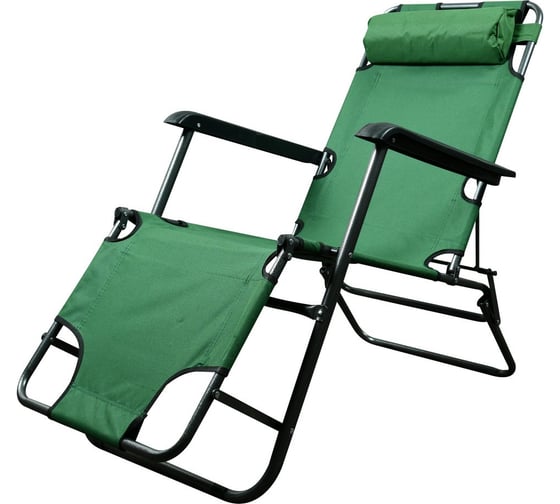 Изображение товара Кресло-шезлонг складное МУЛЬТИДОМ Релакс размеры в сложенном виде 60х14х88 см 2 цвета JL84-274