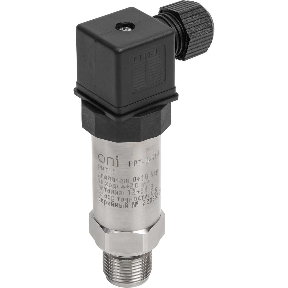 Изображение товара Преобразователь давления ONI PPT10 0-10Бар 4-20мА G1/2 IP65