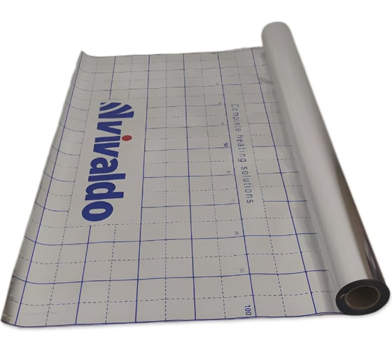 Изображение товара Фольга для теплого пола VIVALDO 0.075мм, двухслойная рулон - 50м² BOPP-PET