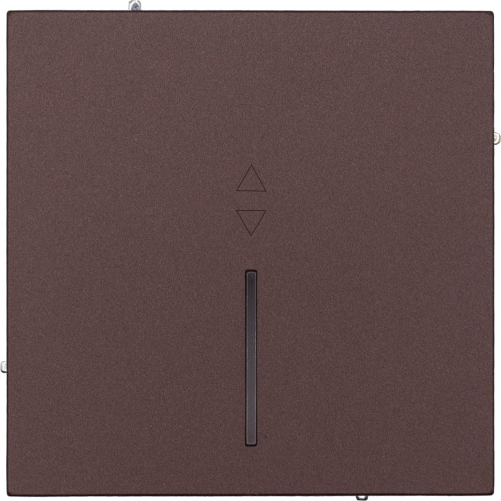 Изображение товара Выключатель проходной Lezard ZIMA с подсветкой шоколад 1 клавиша