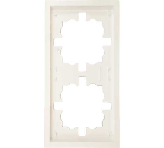 Изображение товара Рамка Lezard ZIMA 2-ая горизонтальная б/вст слоновая кость 704-9000-147