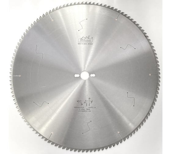 Изображение товара Пила дисковая Pilana TCT 500х4,0/3,2х30х120 87-13 TFZ N CT00650287