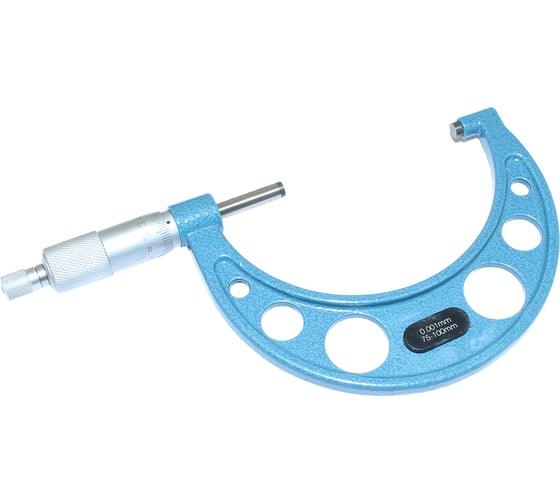 Изображение товара Микрометр гладкий TLX МК-100 75-100 мм 0,001 тв.сплав 400-520М 75234