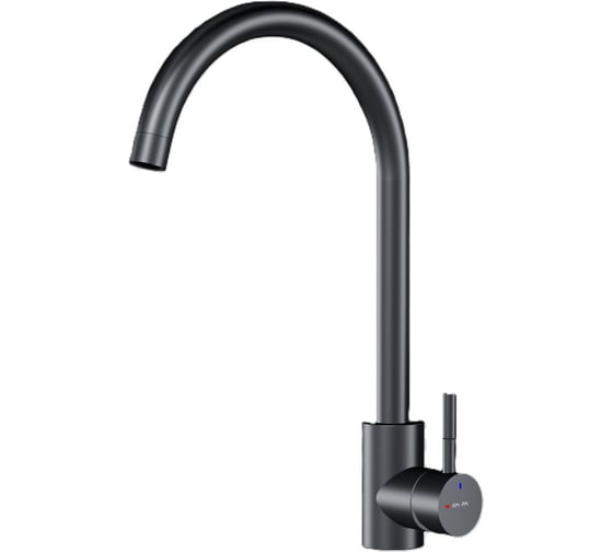 Изображение товара Смеситель для кухни AM.PM X-Joy S с С-изливом, черный F85B07122