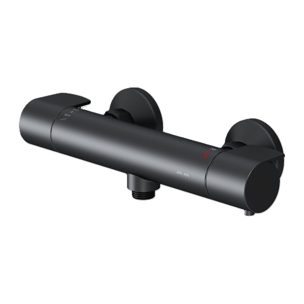 Изображение товара Смеситель для душа с термостатом AM.PM X-Joy черный современный дизайн