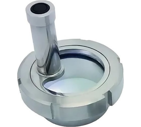 Изображение товара Диоптр гаечный TITAN LOCK под сварку, нержавеющий, с подсветкой DN50, TL050DWWDB