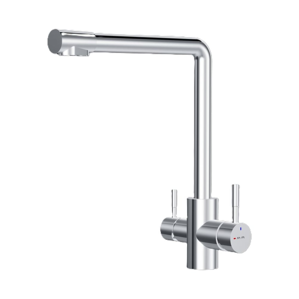 Изображение товара Смеситель для кухни AM.PM X-Joy S с L-изливом и каналом для питьевой воды