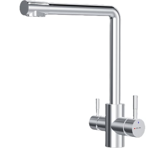 Изображение товара Смеситель для кухни AM.PM X-Joy S с L-изливом с каналом для питьевой воды, хром F85B05700