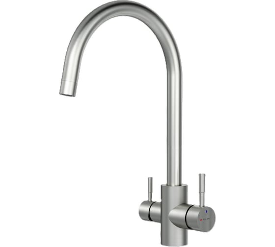 Изображение товара Смеситель для кухни AM.PM X-Joy S с каналом для питьевой воды, сатин F85B07711